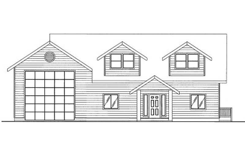 Dream House Plan - Bungalow Exterior - Front Elevation Plan #117-746