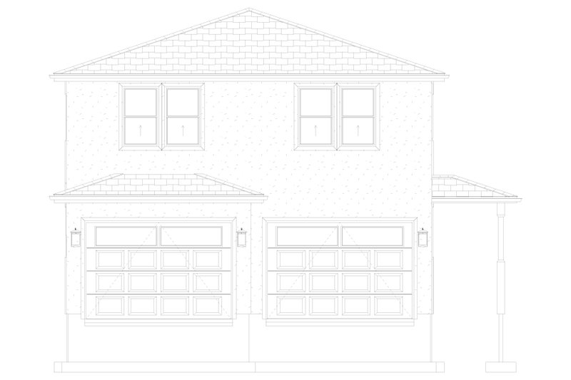 House Design - Exterior - Front Elevation 4 for Craftsman House Plan #1060-327 - 2 bed, 2 bath