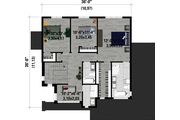 Contemporary Style House Plan - 3 Beds 2.5 Baths 2261 Sq/Ft Plan #25-4884 