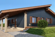 Contemporary Style House Plan - 3 Beds 2 Baths 5464 Sq/Ft Plan #542-12 