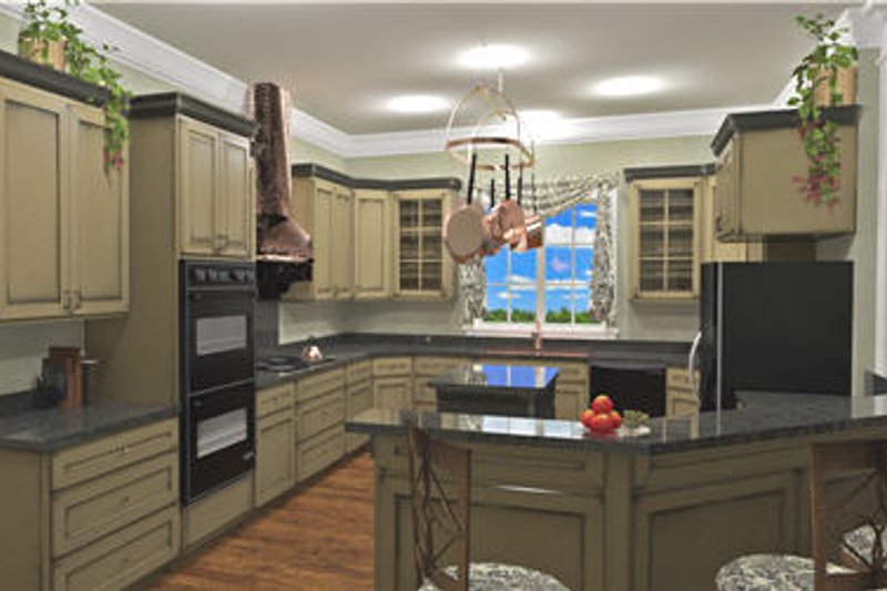 House Plan Design - Interior - Kitchen for Traditional House Plan #44-251 - 3 bed, 2 bath