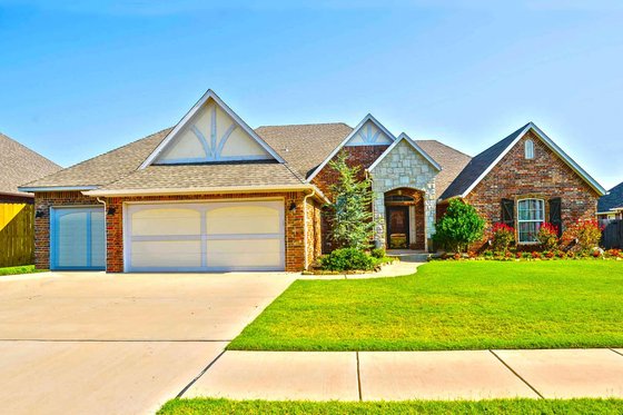 Exterior - Front Elevation for Country House Plan #65-531 - 3 bed, 2.5 bath