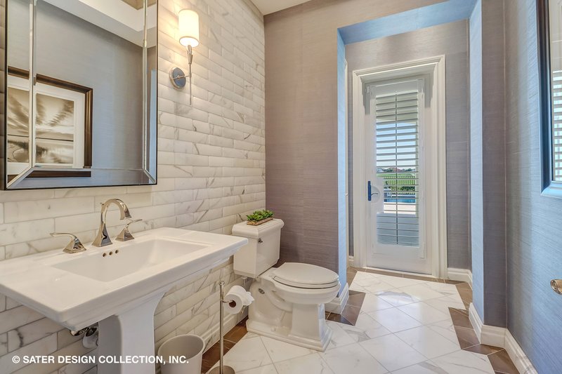 Architectural House Design - Interior - Bathroom for Mediterranean House Plan #930-511 - 3 bed, 3.5 bath