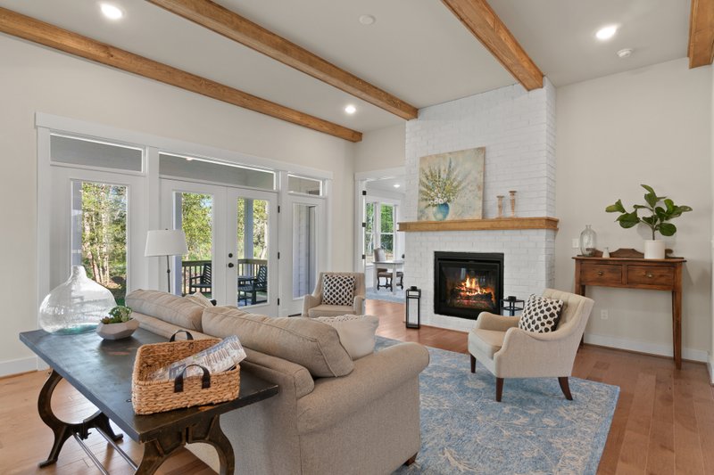 House Plan Design - Interior - Family Room 2 for Farmhouse House Plan #51-1213 - 4 bed, 3.5 bath