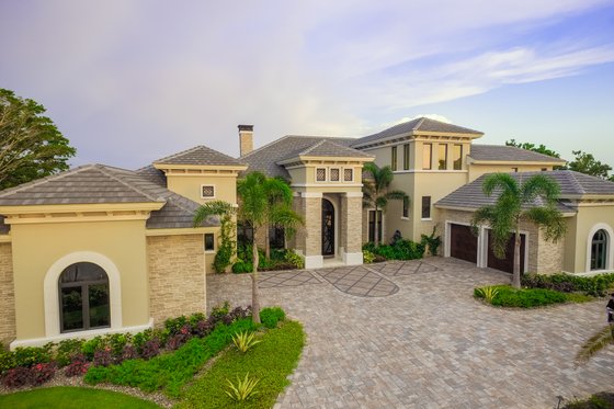 Exterior - Front Elevation 4 for Contemporary House Plan #930-548 - 4 bed, 4.5 bath