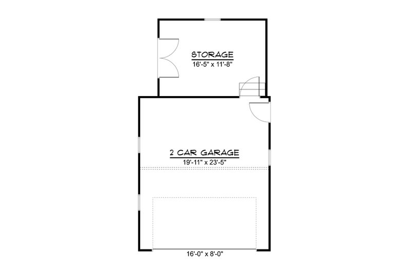 House Blueprint - Floor Plan - Main Floor for Cottage House Plan #1064-484, 0 bath