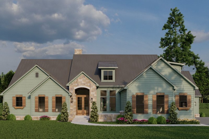 House Design - Farmhouse Exterior - Front Elevation Plan #923-449