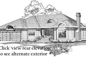 Traditional Exterior - Front Elevation Plan #47-520
