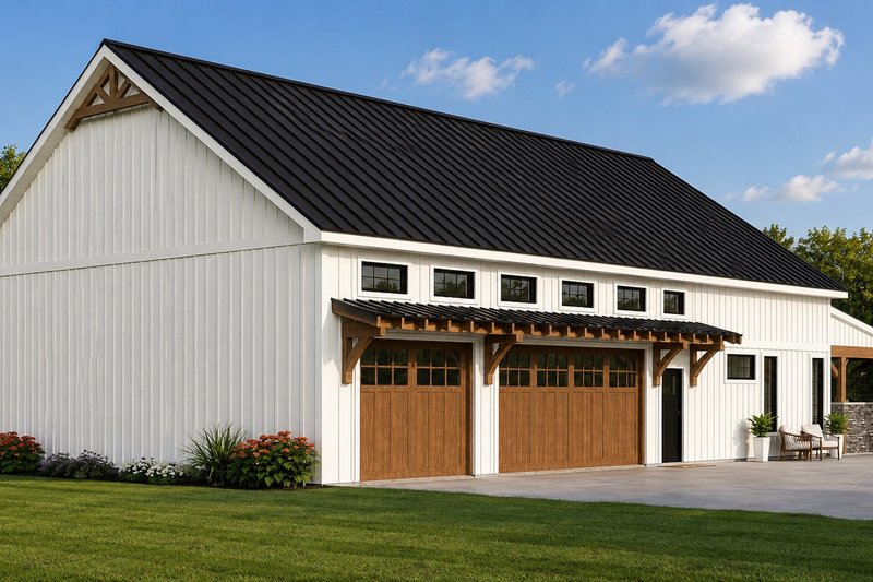 Architectural House Design - Exterior - Other Elevation for Barndominium House Plan #1064-512 - 3 bed, 2 bath