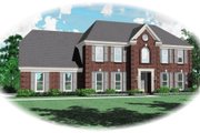 Colonial Style House Plan - 4 Beds 3.5 Baths 2656 Sq/Ft Plan #81-13649 