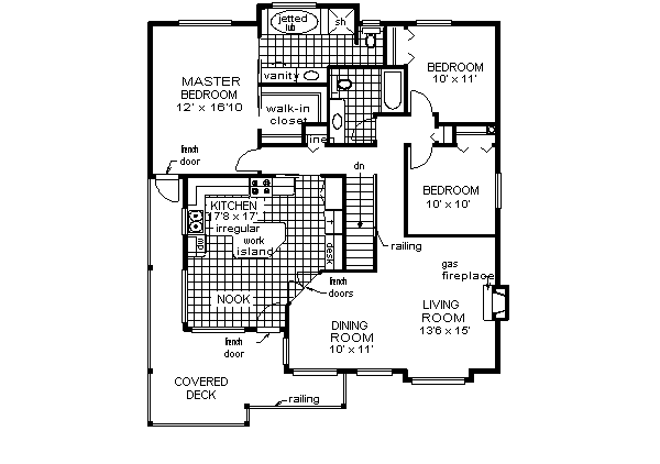 European Floor Plan - Main Floor Plan #18-252