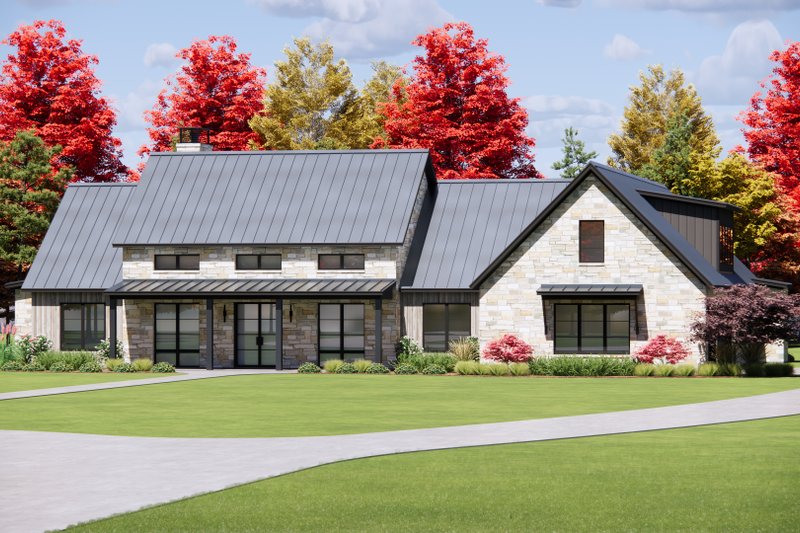 House Plan Design - Exterior - Front Elevation 5 for Farmhouse House Plan #1096-165 - 4 bed, 4.5 bath