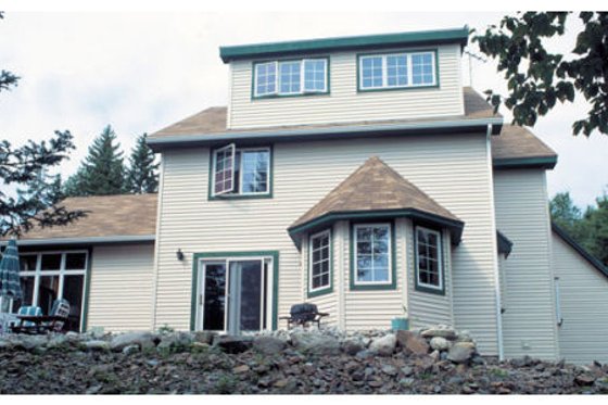 Exterior - Rear Elevation for Country House Plan #312-451 - 3 bed, 2.5 bath