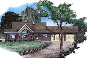 Traditional Exterior - Front Elevation Plan #409-1116