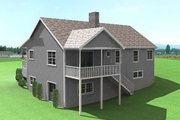 Country Style House Plan - 2 Beds 2 Baths 1493 Sq/Ft Plan #75-116 