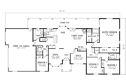 Adobe / Southwestern Style House Plan - 4 Beds 3 Baths 2457 Sq/Ft Plan #1-567 