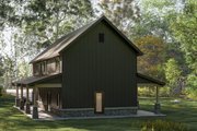 Barndominium Style House Plan - 3 Beds 3 Baths 1278 Sq/Ft Plan #455-345 