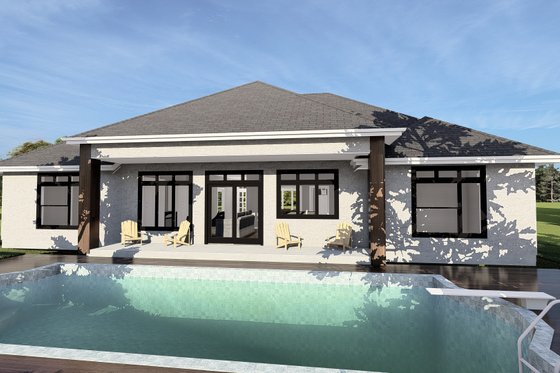 Photo 8 for Modern House Plan #1109-9 - 4 bed, 3 bath