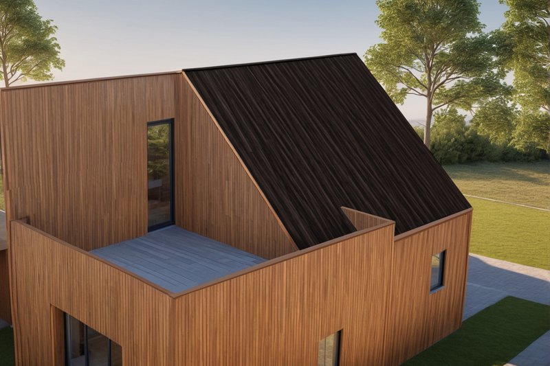 Architectural House Design - Exterior - Other Elevation 1 for Modern House Plan #542-13 - 3 bed, 2 bath
