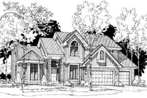 Traditional Exterior - Front Elevation Plan #334-112
