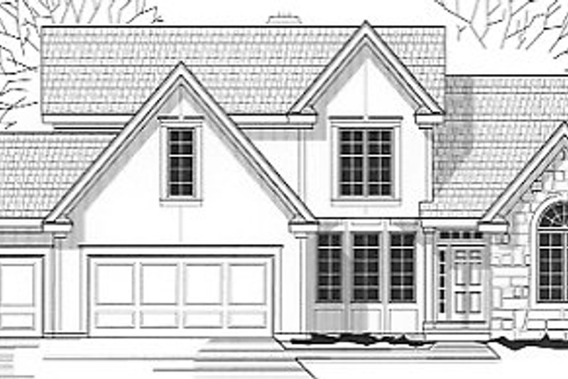 Traditional Style House Plan - 3 Beds 2.5 Baths 2111 Sq/Ft Plan #67-392