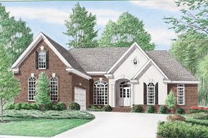Traditional Exterior - Front Elevation Plan #34-137