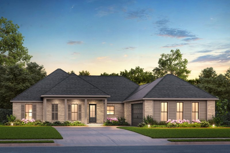 Southern Style House Plan - 4 Beds 3.5 Baths 2672 Sq/Ft Plan #1074-106 ...