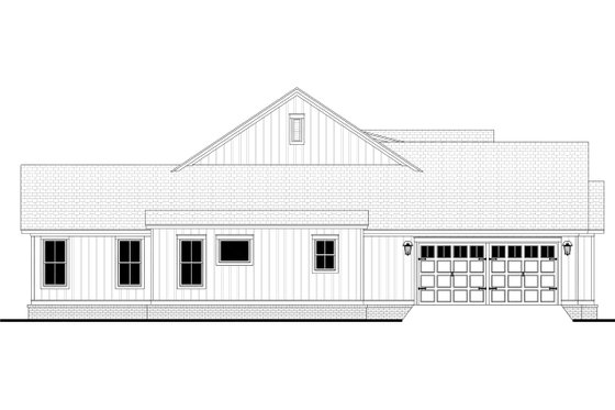 Exterior - Other Elevation for Farmhouse House Plan #430-226 - 4 bed, 2 bath