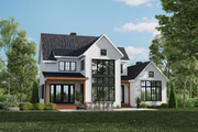 Cabin Style House Plan - 4 Beds 2.5 Baths 2010 Sq/Ft Plan #25-4967 