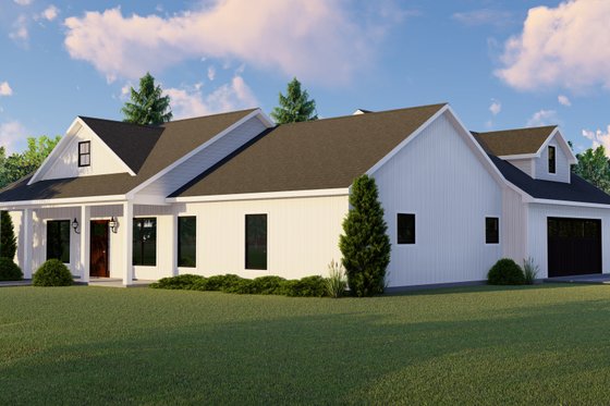 Exterior - Other Elevation for Farmhouse House Plan #1064-98 - 4 bed, 2.5 bath