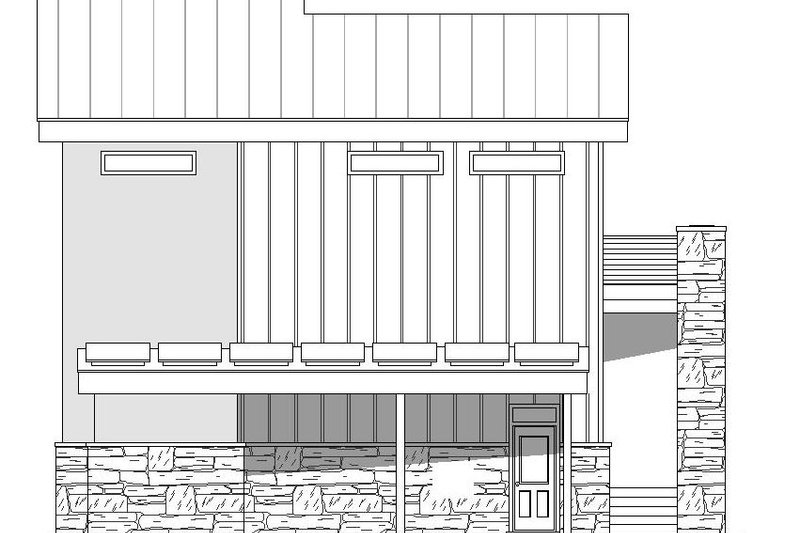 Dream House Plan - Exterior - Other Elevation for Country House Plan #932-99 - 1 bed, 1 bath