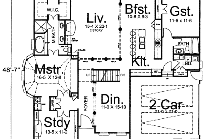 Home Plan - Photo 1 for Classical House Plan #119-155 - 4 bed, 4 bath