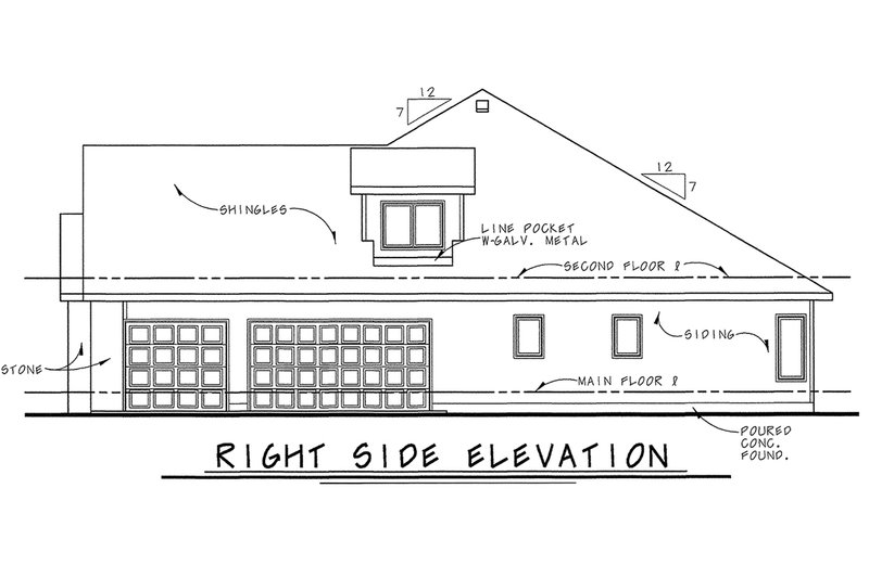 Home Plan - Exterior - Other Elevation for European House Plan #20-1868 - 3 bed, 4 bath