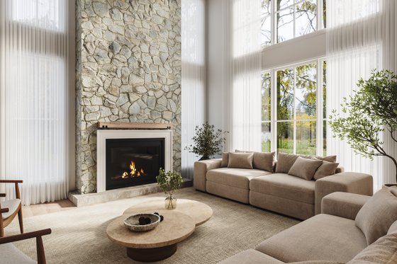 Interior - Family Room for Farmhouse House Plan #23-2820 - 5 bed, 2.5 bath