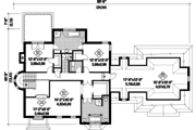 European Style House Plan - 3 Beds 2 Baths 3716 Sq/Ft Plan #25-4707 
