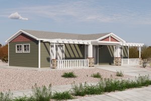 Exterior - Other Elevation for Craftsman House Plan #1106-29 - 2 bed, 1 bath