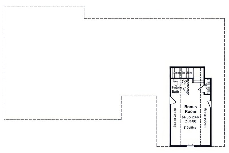 Home Plan - Floor Plan - Upper Floor for European House Plan #21-672 - 3 bed, 2.5 bath