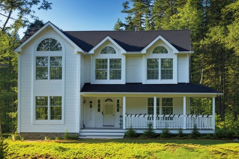 Dream House Plan - Country Exterior - Front Elevation Plan #3-166