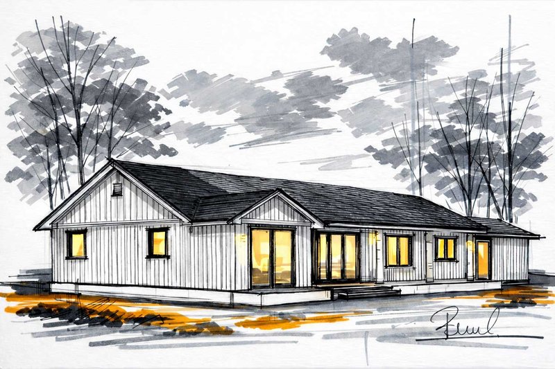 House Blueprint - Floor Plan - Other Floor for Country House Plan #1101-58 - 3 bed, 3.5 bath