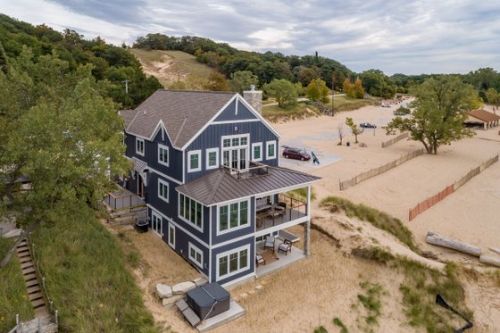 Exterior - Rear Elevation 1 for Cottage House Plan #928-354 - 4 bed, 3.5 bath