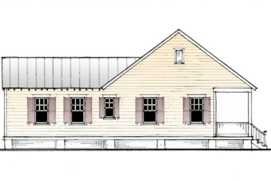 Exterior - Other Elevation 1 for Cottage House Plan #514-11 - 2 bed, 2 bath