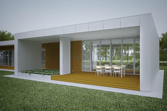 Modern design, elevation 