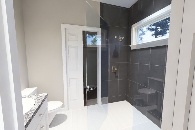 Architectural House Design - Interior - Master Bathroom 1 for Modern House Plan #513-2466 - 4 bed, 3 bath