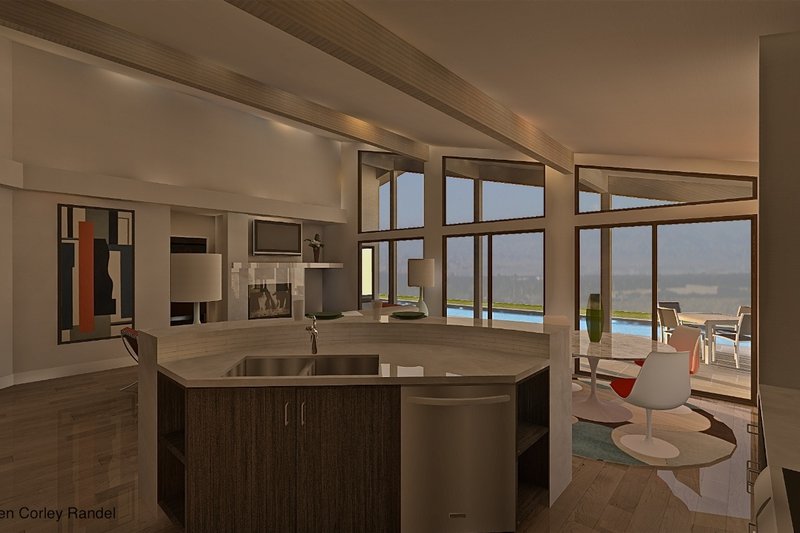 Architectural House Design - Photo for Contemporary House Plan #489-6 - 4 bed, 2.5 bath