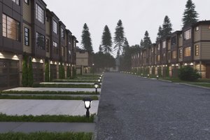 Exterior - Other Elevation 2 for Contemporary House Plan #1066-218 - 8 bed, 8.5 bath