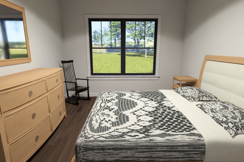 Home Plan - Interior - Master Bedroom for Modern House Plan #513-2475 - 3 bed, 2 bath