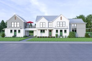 Contemporary Exterior - Front Elevation Plan #1070-84