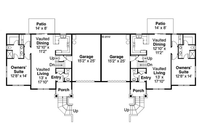 House Plan Design - Floor Plan - Main Floor for Craftsman House Plan #124-889 - 3 bed, 2.5 bath