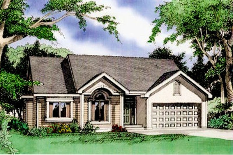 House Design - Traditional Exterior - Front Elevation Plan #405-167