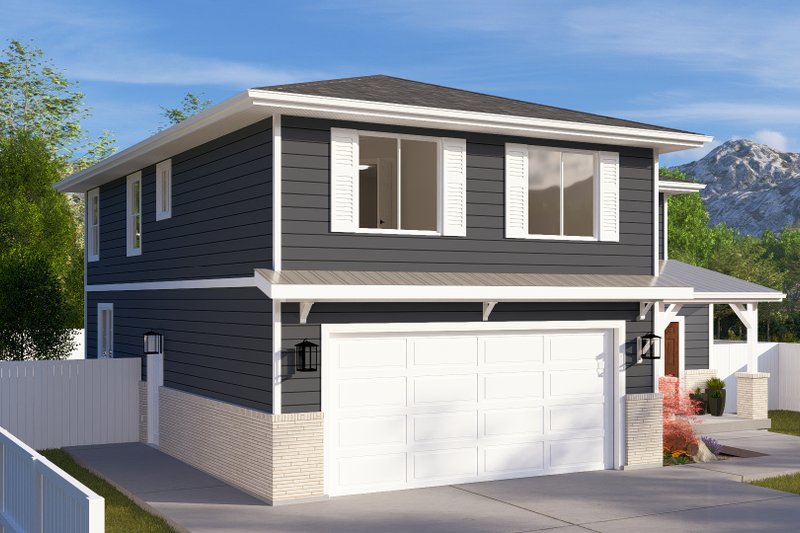 Architectural House Design - Exterior - Front Elevation 3 for Farmhouse House Plan #1060-254 - 3 bed, 2.5 bath